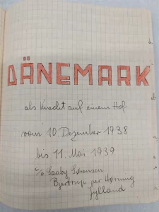 Eli Getreus Dagbok del IV – Danmark 8–29 januari 1939